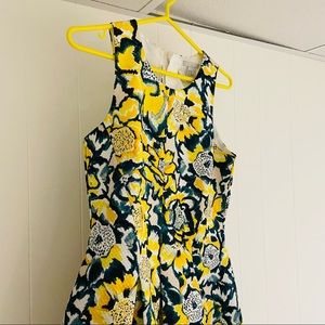 Floral H&M dress with pleated pocket skirt!